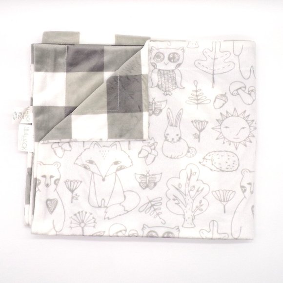 Lila & Jack Bedding Lila And Jack Woodland Creatures Baby Blanket